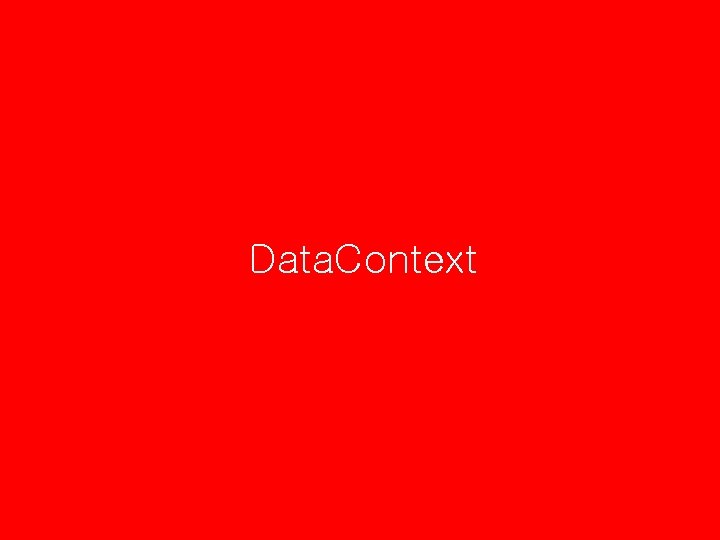 Data. Context 