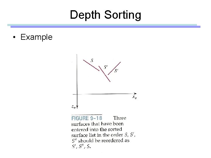 Depth Sorting • Example 