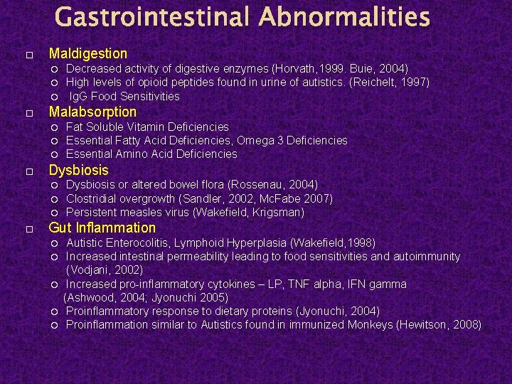 Gastrointestinal Abnormalities Maldigestion Malabsorption Fat Soluble Vitamin Deficiencies Essential Fatty Acid Deficiencies, Omega 3