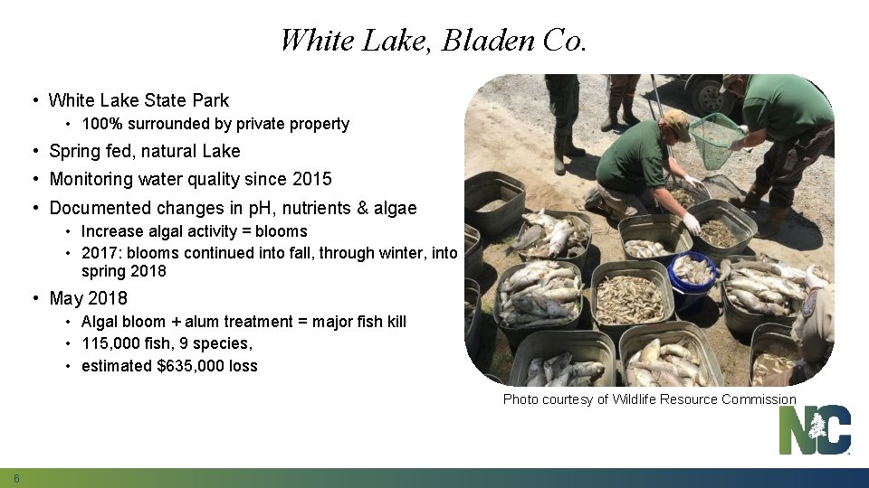 White Lake, Bladen Co. • White Lake State Park • 100% surrounded by private