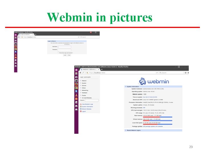 Webmin in pictures 23 