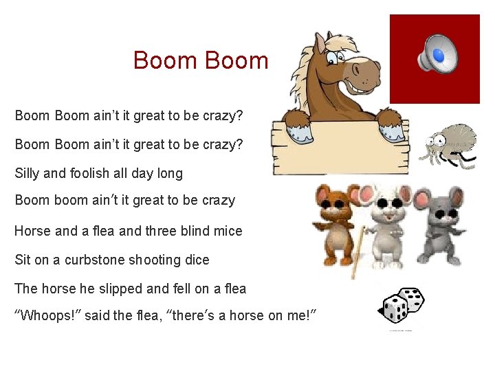 Boom ain’t it great to be crazy? Boom ain’t it great to be crazy?