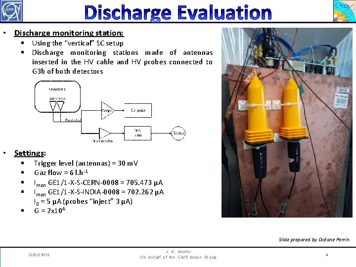  • Discharge monitoring station: § Using the “vertical” SC setup § Discharge monitoring