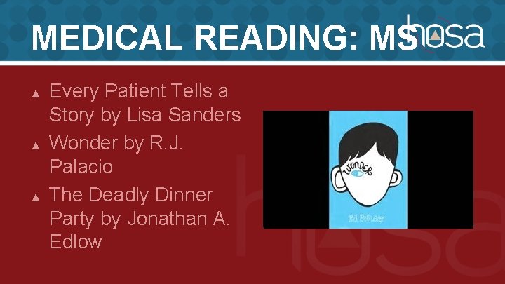 MEDICAL READING: MS ▲ ▲ ▲ Every Patient Tells a Story by Lisa Sanders