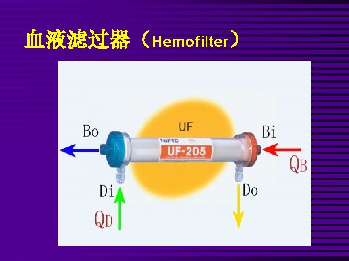 血液滤过器（Hemofilter） 