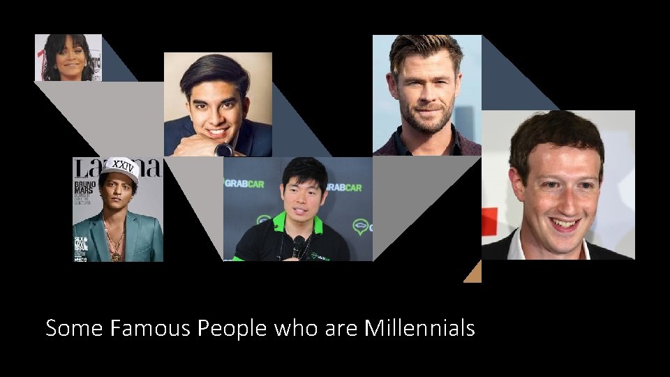 Some Famous People who are Millennials 