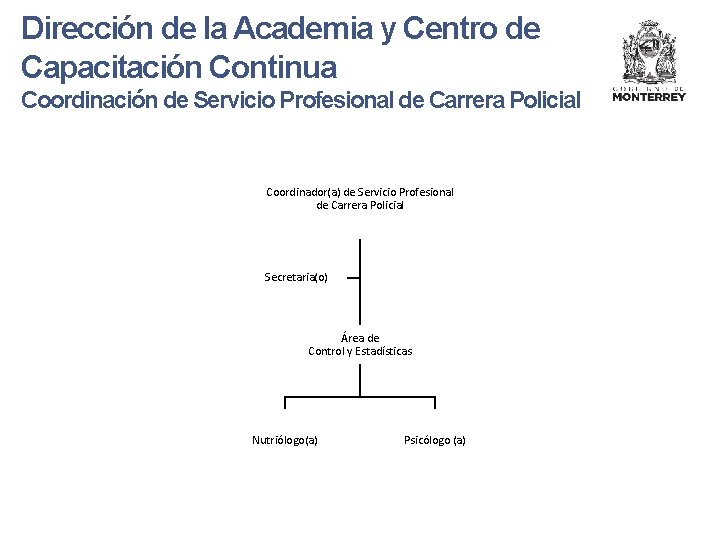Dirección de la Academia y Centro de Capacitación Continua Coordinación de Servicio Profesional de