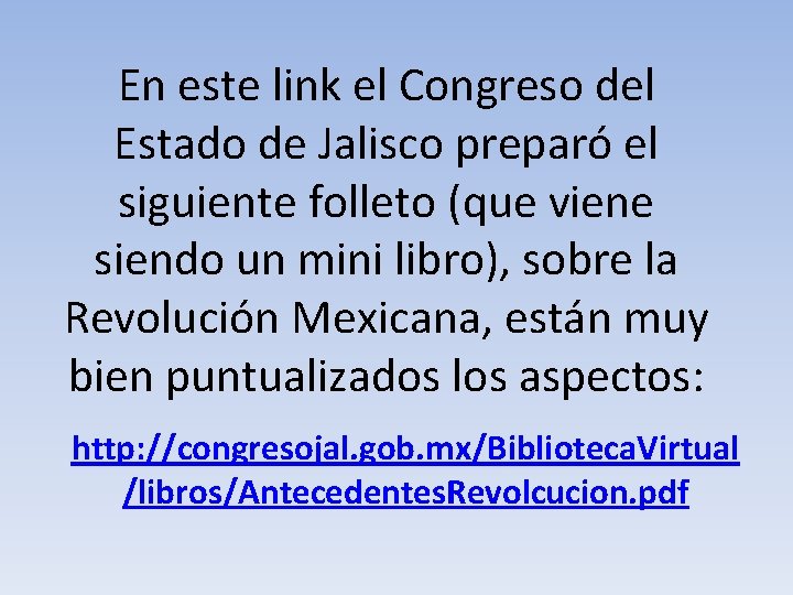 En este link el Congreso del Estado de Jalisco preparó el siguiente folleto (que