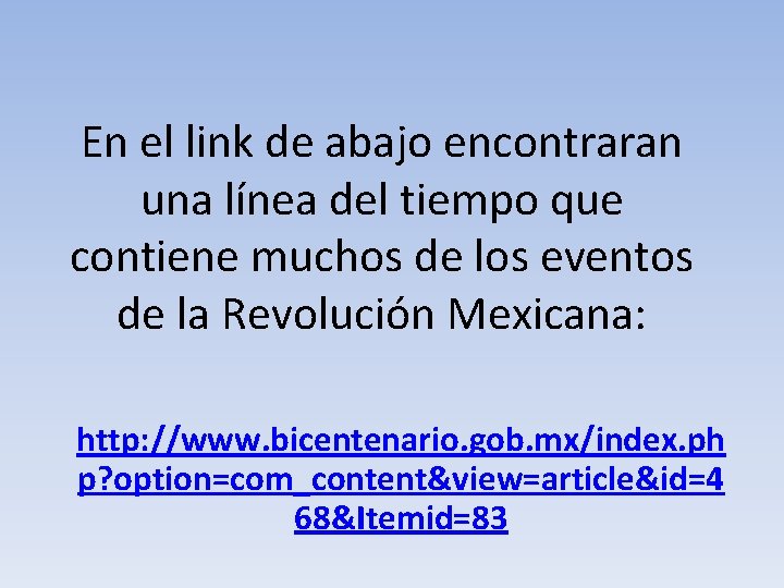 En el link de abajo encontraran una línea del tiempo que contiene muchos de