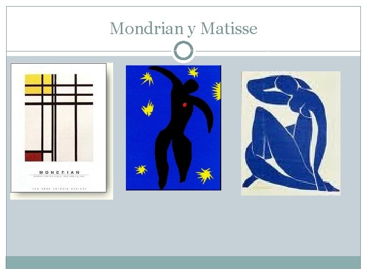 Mondrian y Matisse 