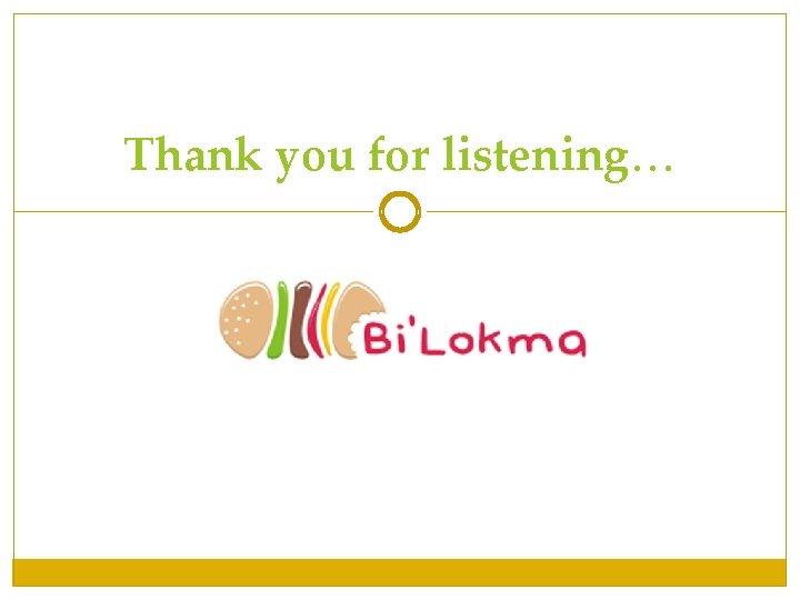 Thank you for listening… Thank you for listening…