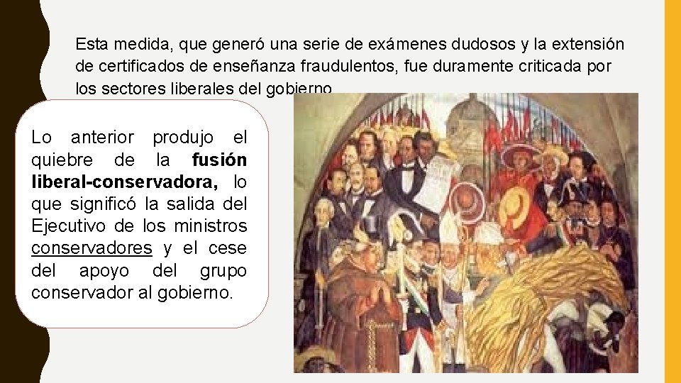 Esta medida, que generó una serie de exámenes dudosos y la extensión de certificados