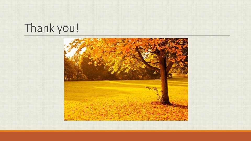 Thank you! 
