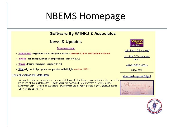 NBEMS Homepage 
