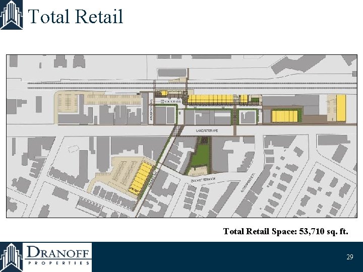 Total Retail Space: 53, 710 sq. ft. 29 