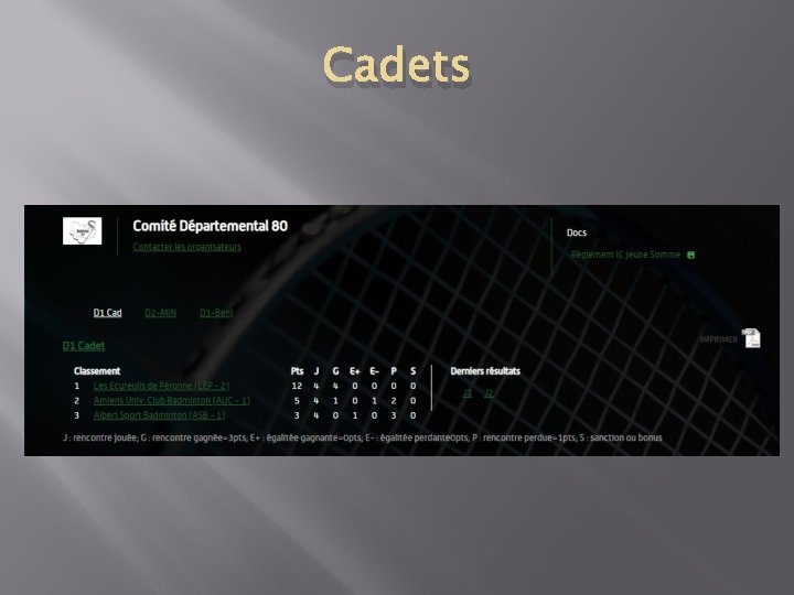 Cadets 