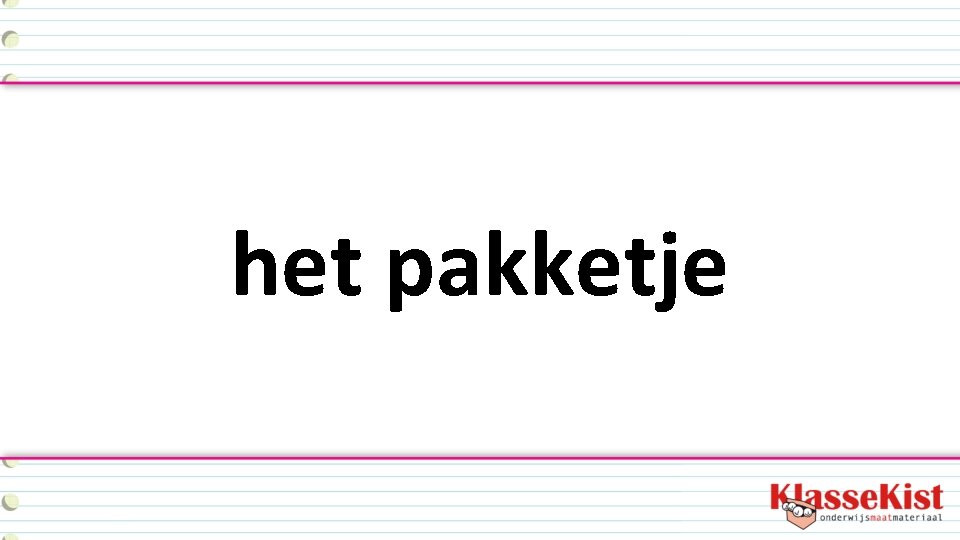 het pakketje 