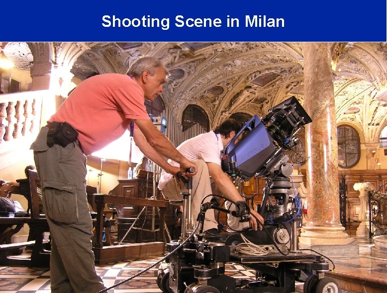 Shooting Scene in Milan 
