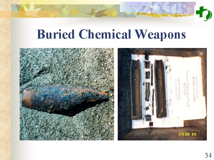 Buried Chemical Weapons 34 