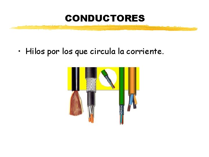 Beatriz Planelles – IES Pedro de Luna CONDUCTORES • Hilos por los que circula