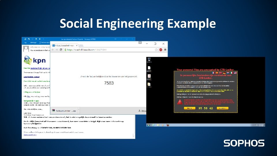 Social Engineering Example 