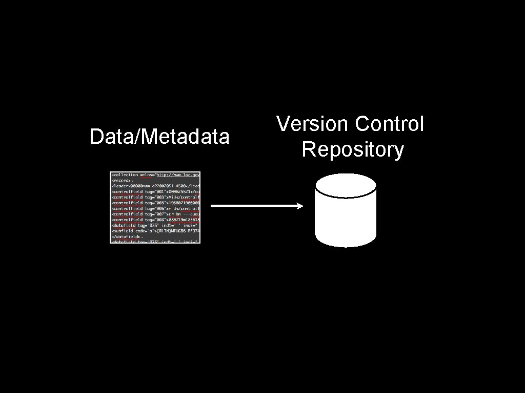 Data/Metadata Version Control Repository 