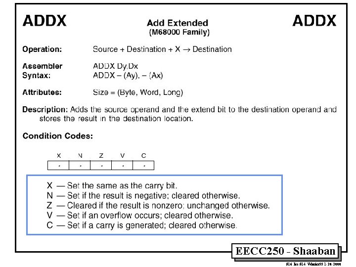 EECC 250 - Shaaban #16 lec #14 Winter 99 1 -20 -2000 