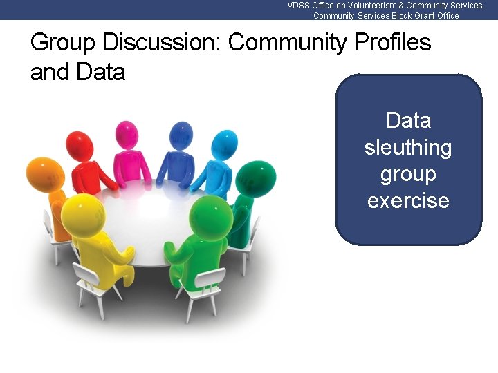 VDSS Office on Volunteerism & Community Services; Community Services Block Grant Office Group Discussion: