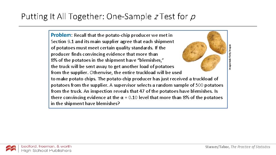 Putting It All Together: One-Sample z Test for p Section 9. 1 and its Putting It All Together: One-Sample z Test for p Section 9. 1 and its