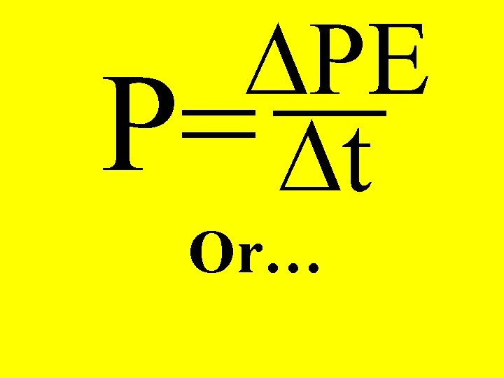 DPE P= Dt Or… 