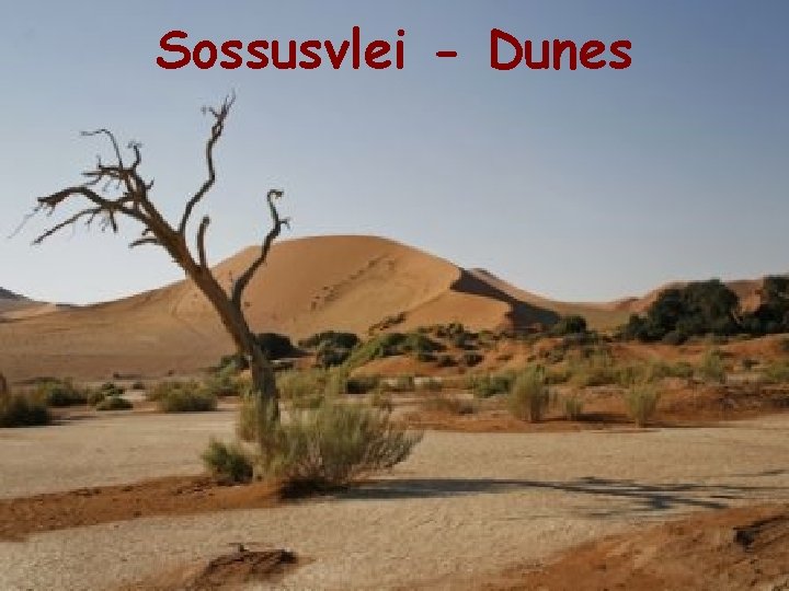 Sossusvlei - Dunes 