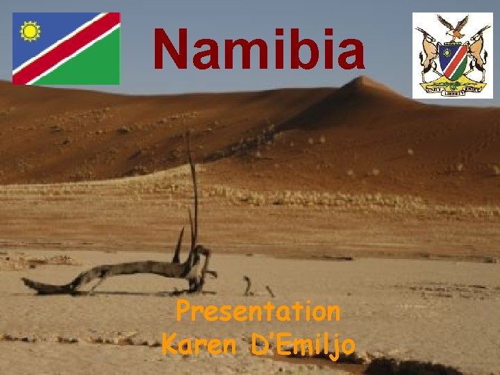 Namibia Presentation Karen D’Emiljo 