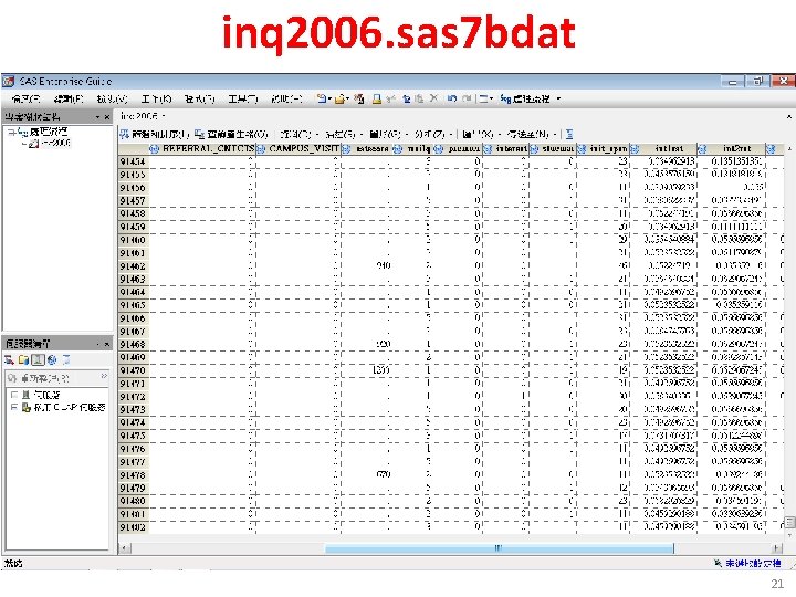 inq 2006. sas 7 bdat 21 