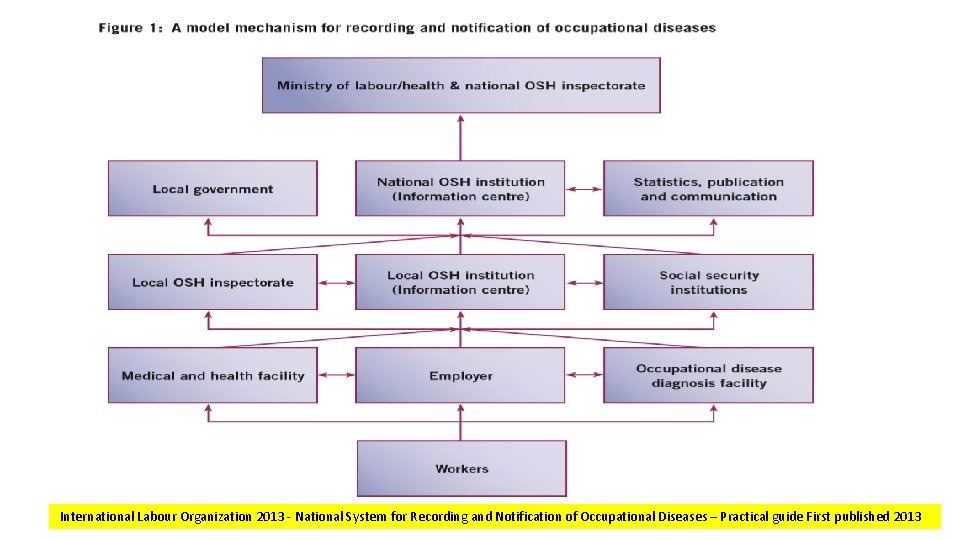 International Labour Organization 2013 - National System for Recording and Notification of Occupational Diseases