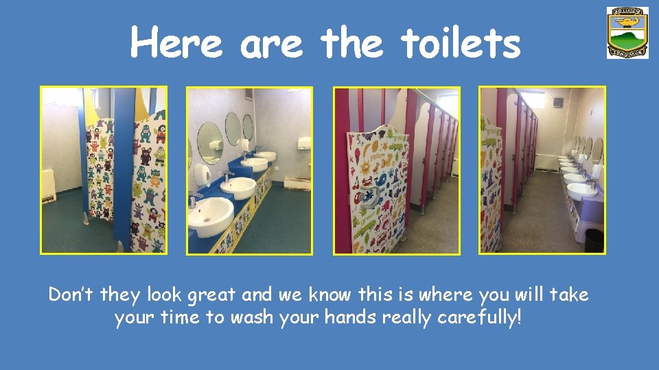 Here are the toilets Don’t they look great and we know this is where