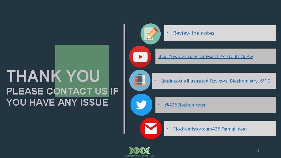  • Review the notes https: //www. youtube. com/watch? v=xb. J 0 nbzt 5