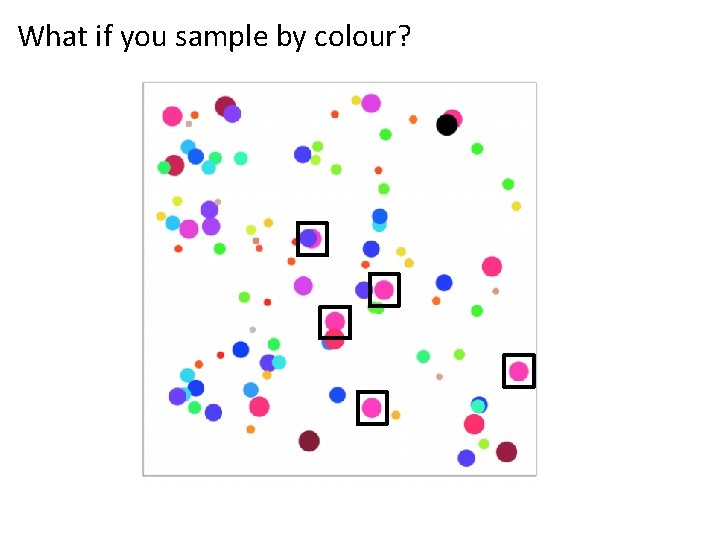 What if you sample by colour? 