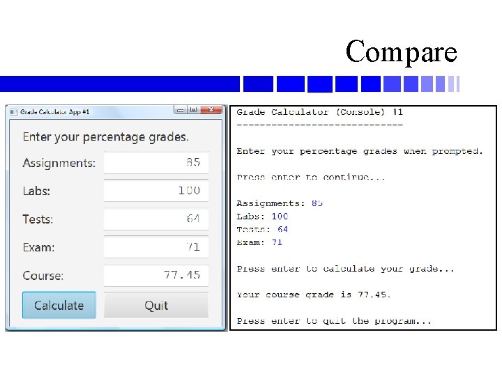 Compare 