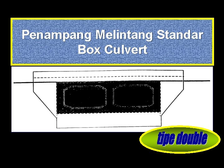 Penampang Melintang Standar Box Culvert 34 