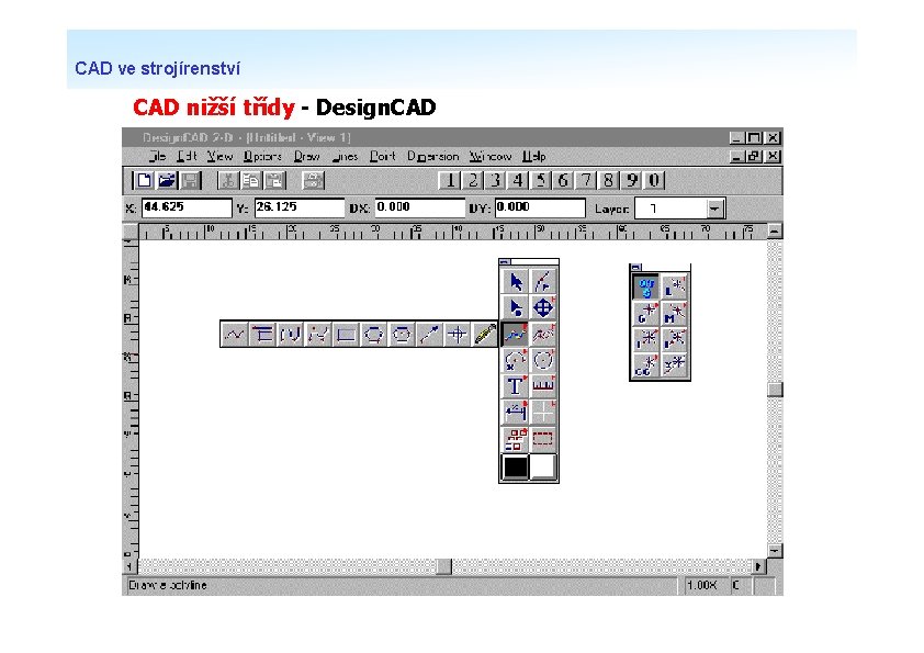 CAD ve strojírenství CAD nižší třídy - Design. CAD 