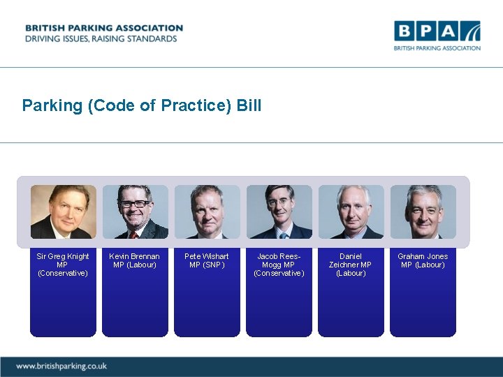 Parking Code of Practice Bill Sir Greg Knight