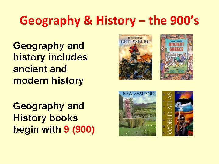 Geography & History – the 900’s Geography and history includes ancient and modern history