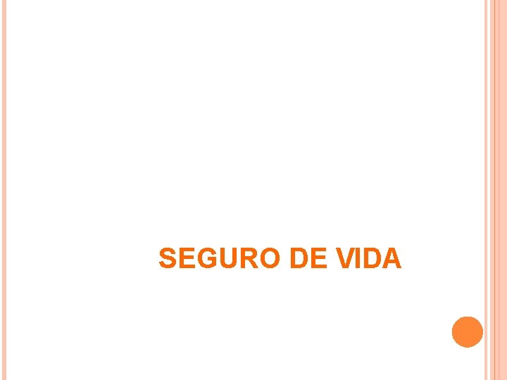 SEGURO DE VIDA 
