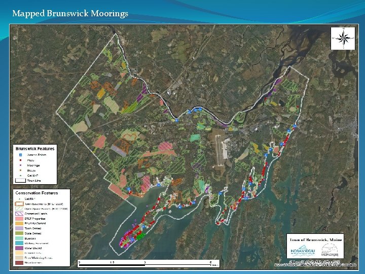 Mapped Brunswick Moorings 