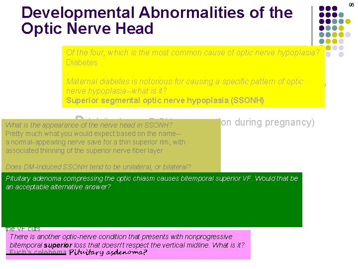 Developmental Abnormalities of the Optic Nerve Head Of the four, which is the most