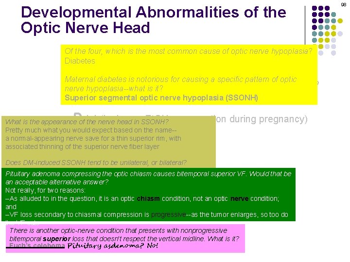 Developmental Abnormalities of the Optic Nerve Head Of the four, which is the most