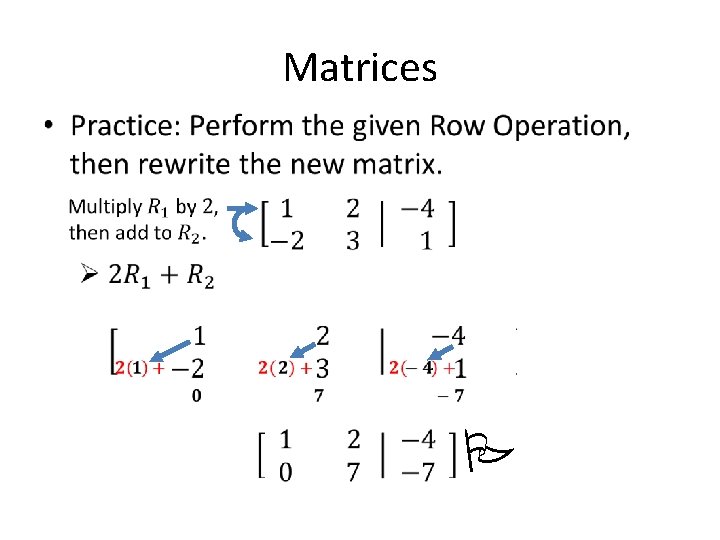 Matrices • P 