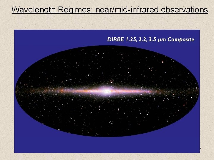 Wavelength Regimes: near/mid-infrared observations 37 