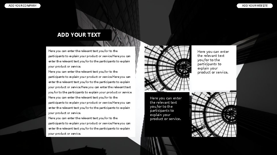 ADD YOUR COMPANY ADD YOUR WEBSITE ADD YOUR TEXT Here you can enter the ADD YOUR COMPANY ADD YOUR WEBSITE ADD YOUR TEXT Here you can enter the