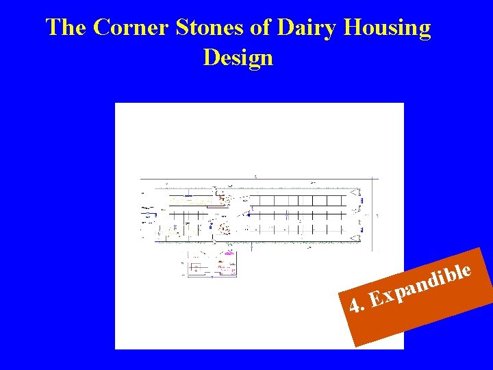 The Corner Stones of Dairy Housing Design 4. e l b i d n The Corner Stones of Dairy Housing Design 4. e l b i d n